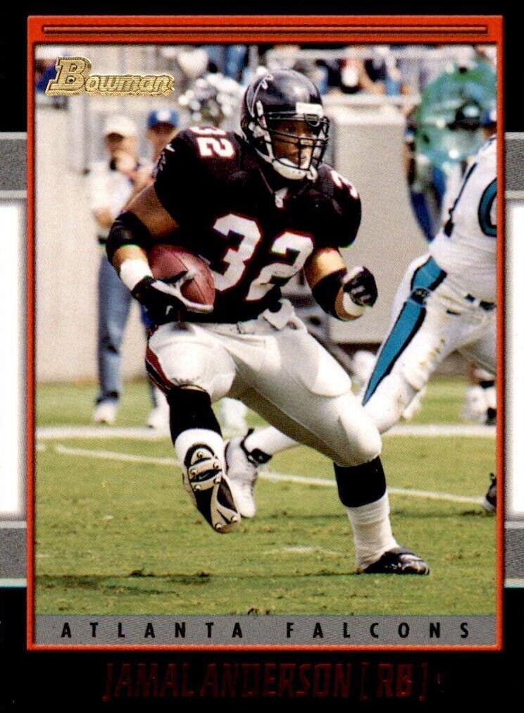 Jamal Anderson #21 Football Cards 2001 Bowman