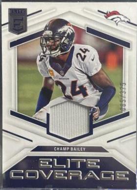 Champ Bailey #15 Football Cards 2023 Panini Donruss Elite Coverage