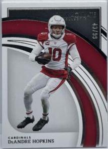 DeAndre Hopkins #2 Football Cards 2022 Panini Immaculate Collection