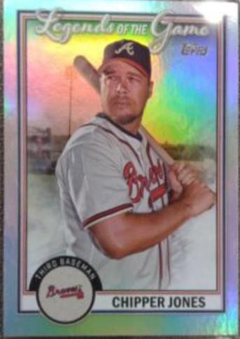 Chipper Jones #LG-17 Baseball Cards 2023 Topps Legends of the Game