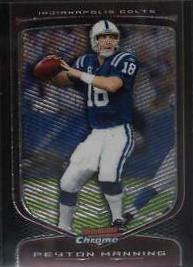 Peyton Manning #12 Football Cards 2009 Bowman Chrome