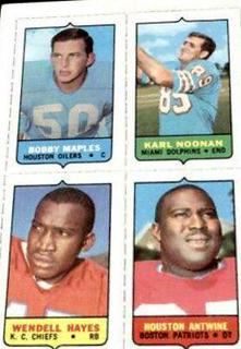 Bobby Maples, Karl Noonan, Wendell Hayes, Houston Antwine