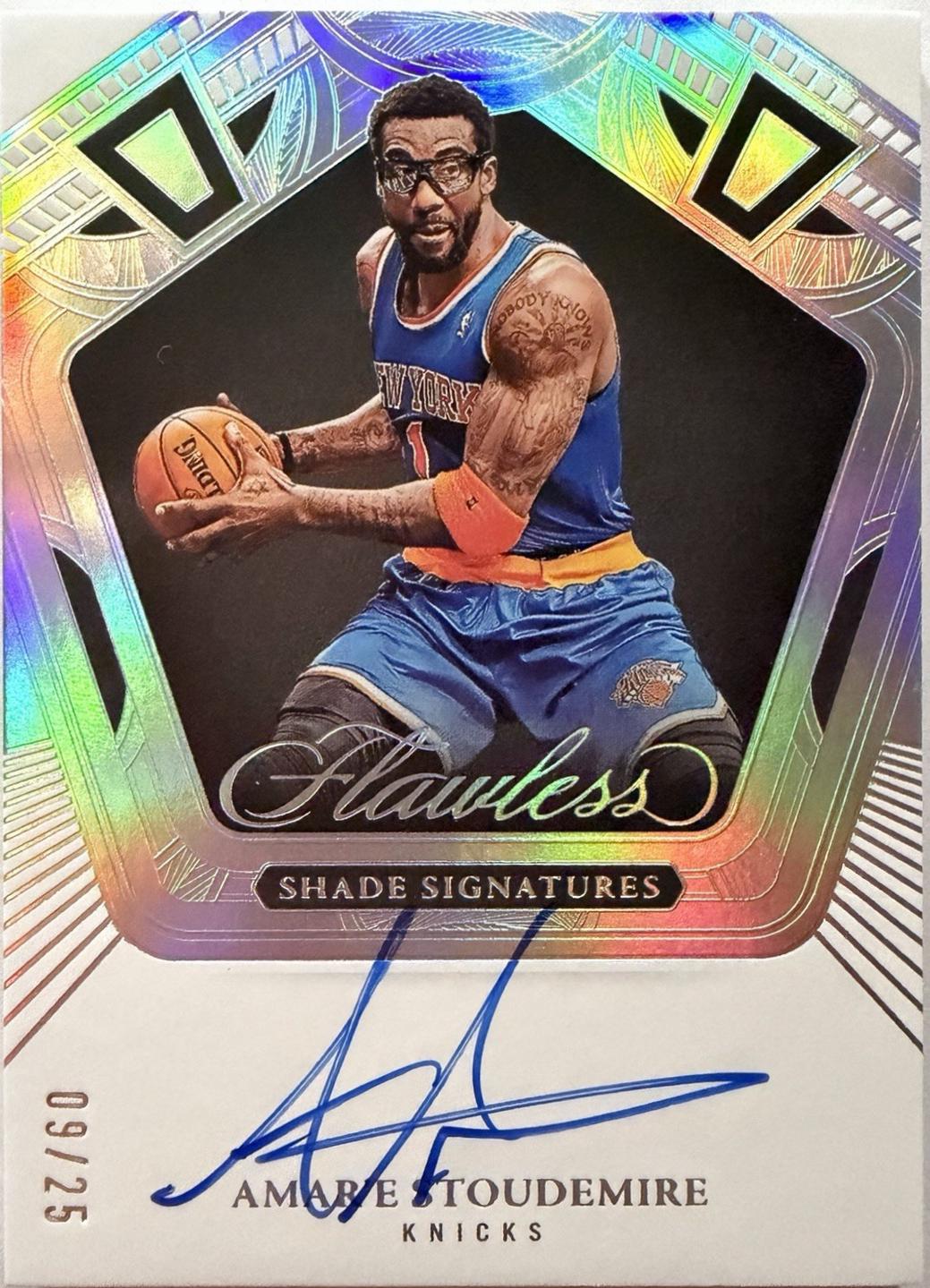 Amar'e Stoudemire #14 2024 Panini Flawless Shade Signature Basketball