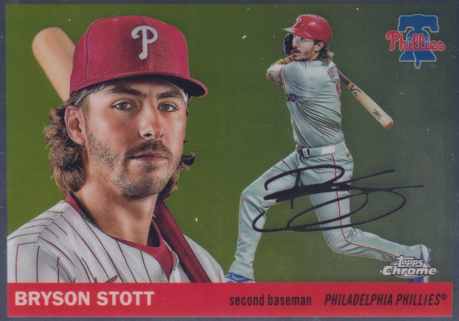 Bryson Stott #145 2025 Topps Chrome Platinum Baseball