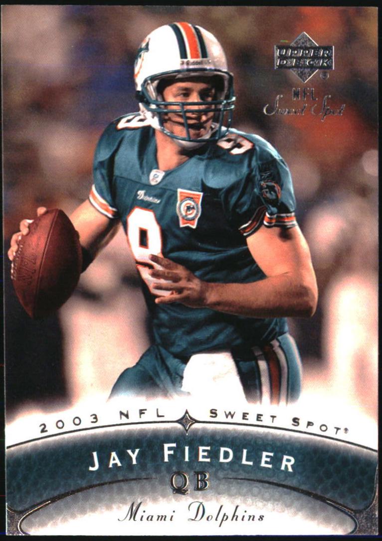Jay Fiedler #21 Football Cards 2003 Upper Deck Sweet Spot