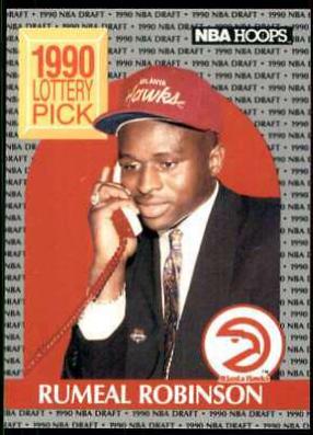 Rumeal Robinson #399 Basketball Cards 1990 Hoops