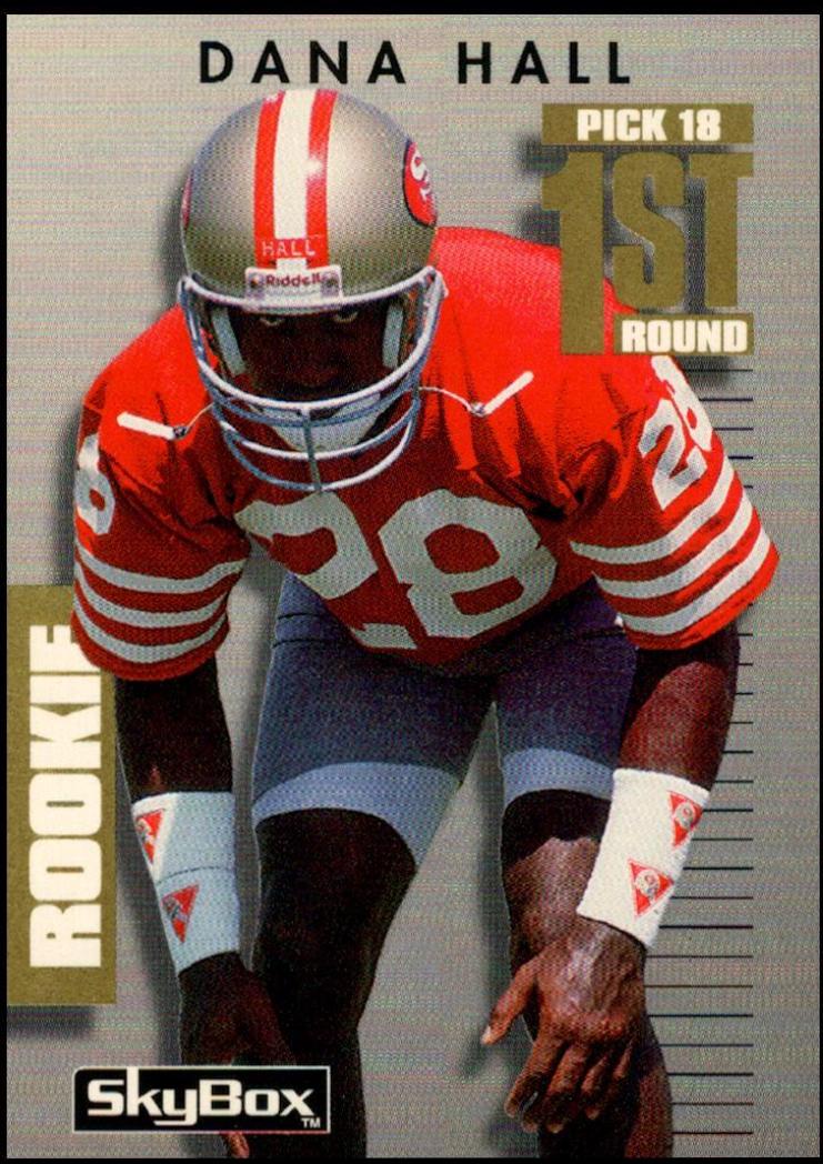 Dana Hall #234 Football Cards 1992 Skybox Primetime