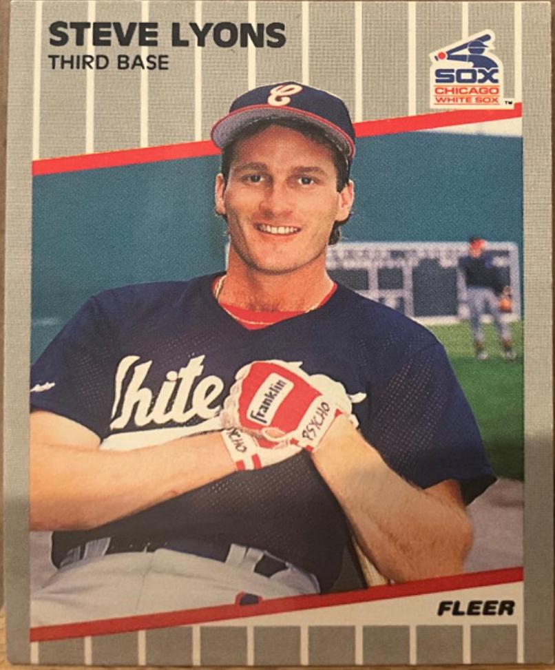 Steve Lyons #502 Baseball Cards 1989 Fleer