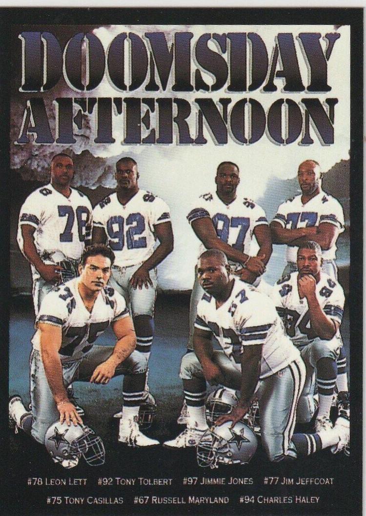 Cowboy's Defense #CB1 Football Cards 1993 Skybox Premium Poster Cards
