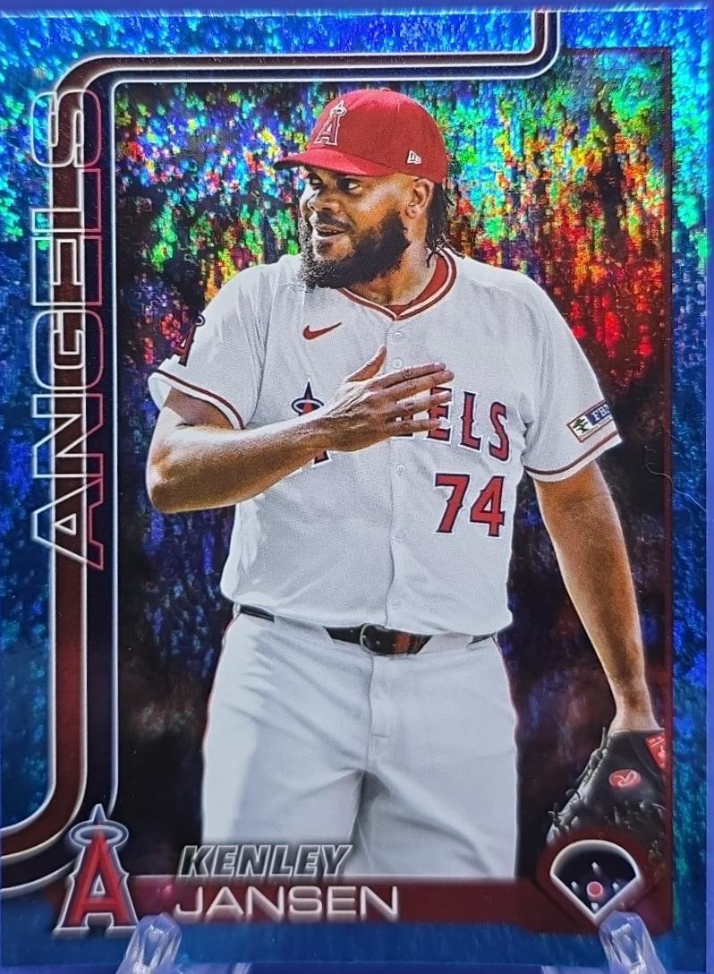Kenley Jansen [Blue Holo Foil] #375