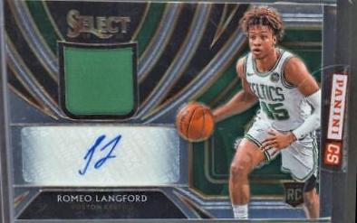 Romeo Langford #RLF 2019 Panini Select Rookie Jersey Autographs Basketball