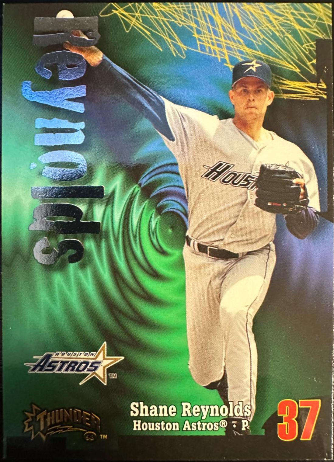 Shane Reynolds #96 Baseball Cards 1998 Skybox Thunder