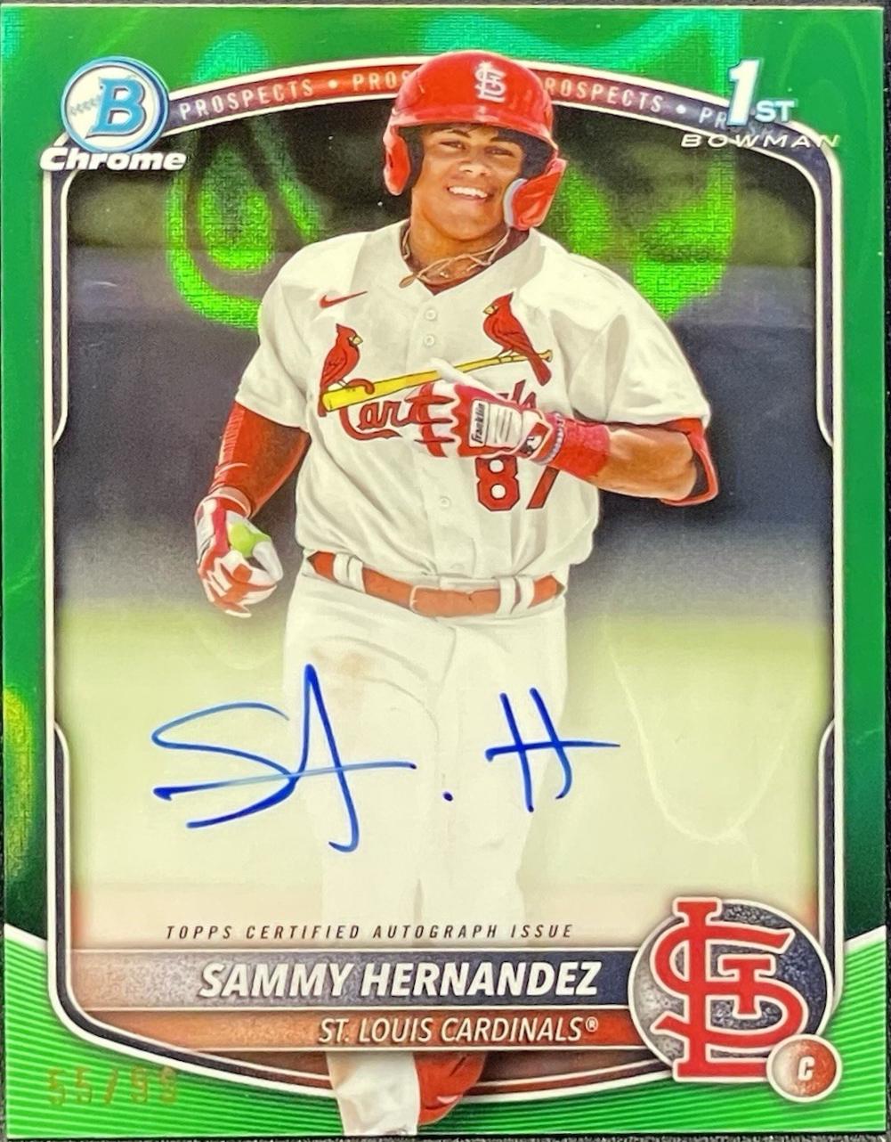 Sammy Hernandez [Green Lava Refractor] #CPA-SH