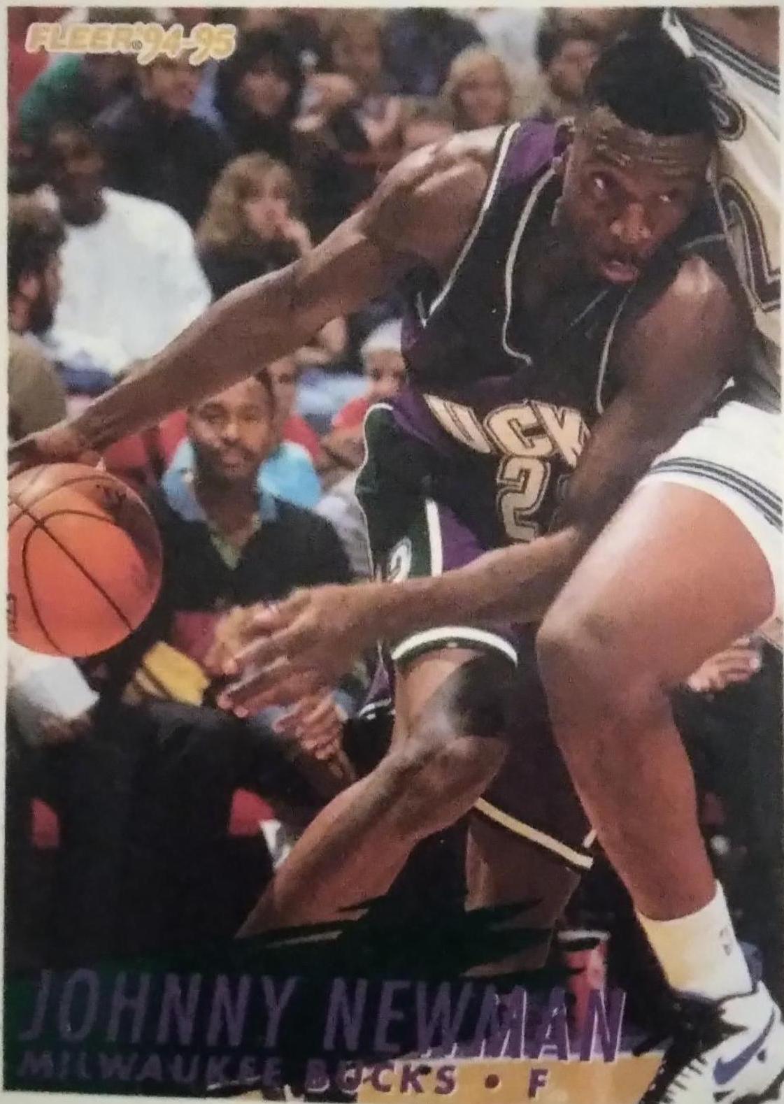 Johnny Newman #133 Basketball Cards 1994 Fleer