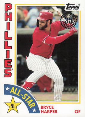 Bryce Harper #BH Baseball Cards 2019 Topps 1984 Baseball All Stars