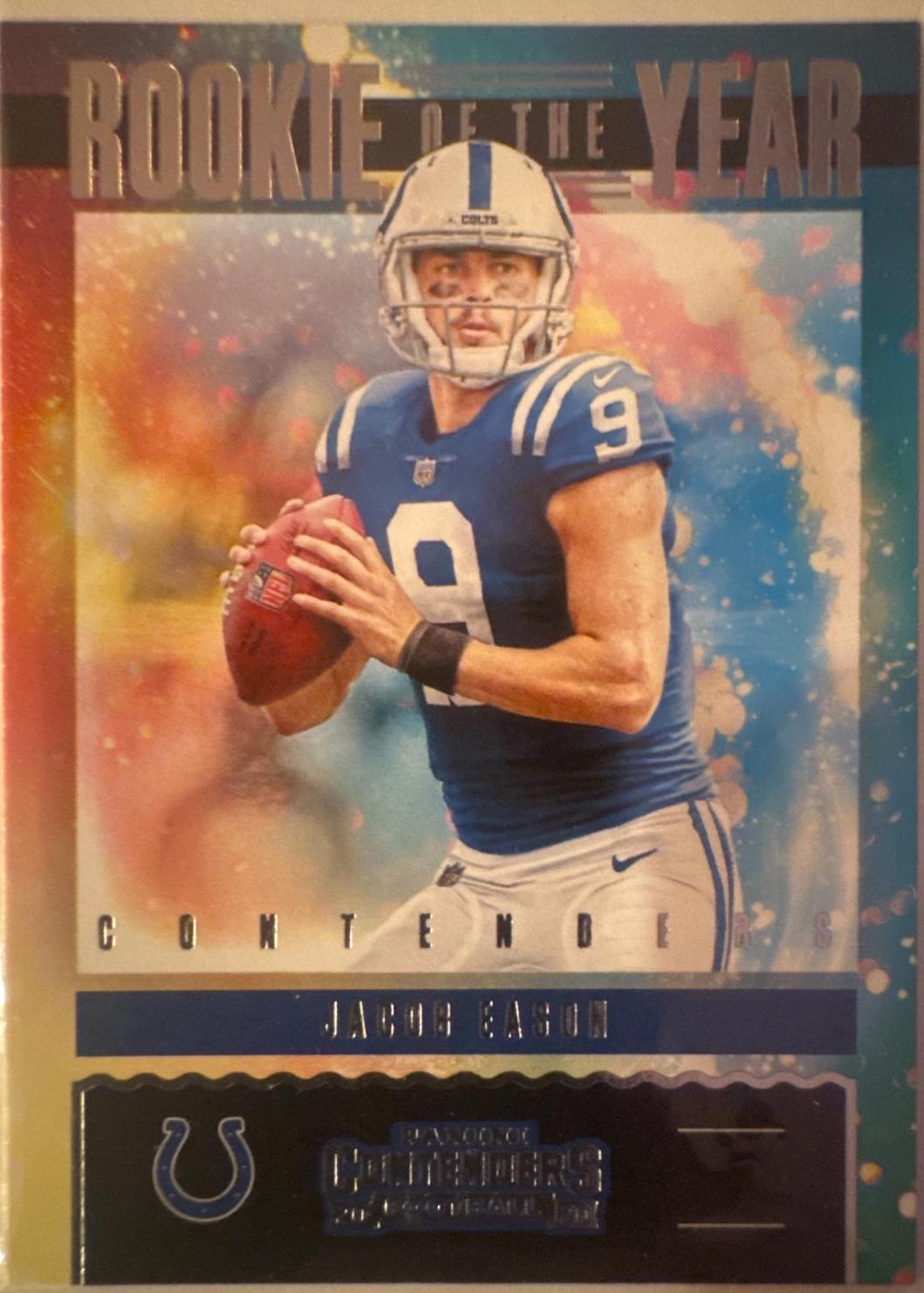 Jacob Eason #RY-JEA Football Cards 2020 Panini Contenders Rookie of the Year