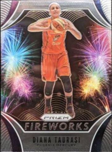 Diana Taurasi #10 2020 Panini Prizm WNBA Fireworks