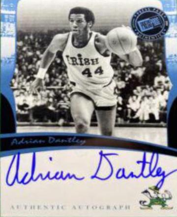 Adrian Dantley Basketball Cards 2007 Press Pass Legends Signatures