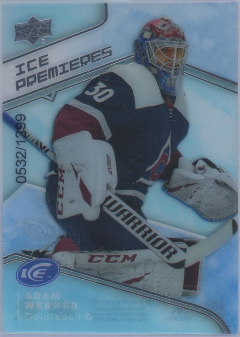 Adam Werner #59 2019-20 Upper Deck Ice Hockey