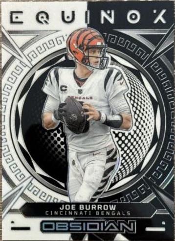 Joe Burrow #5 Football Cards 2023 Panini Obsidian Equinox