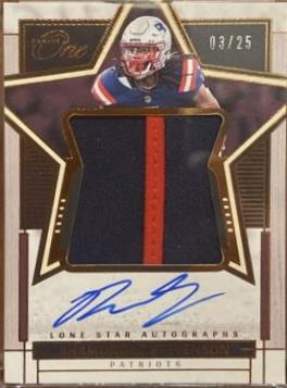 Rhamondre Stevenson [Bronze Lone Star Autograph] #85