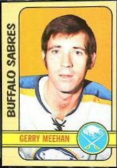 Gerry Meehan #16 Hockey Cards 1972 Topps