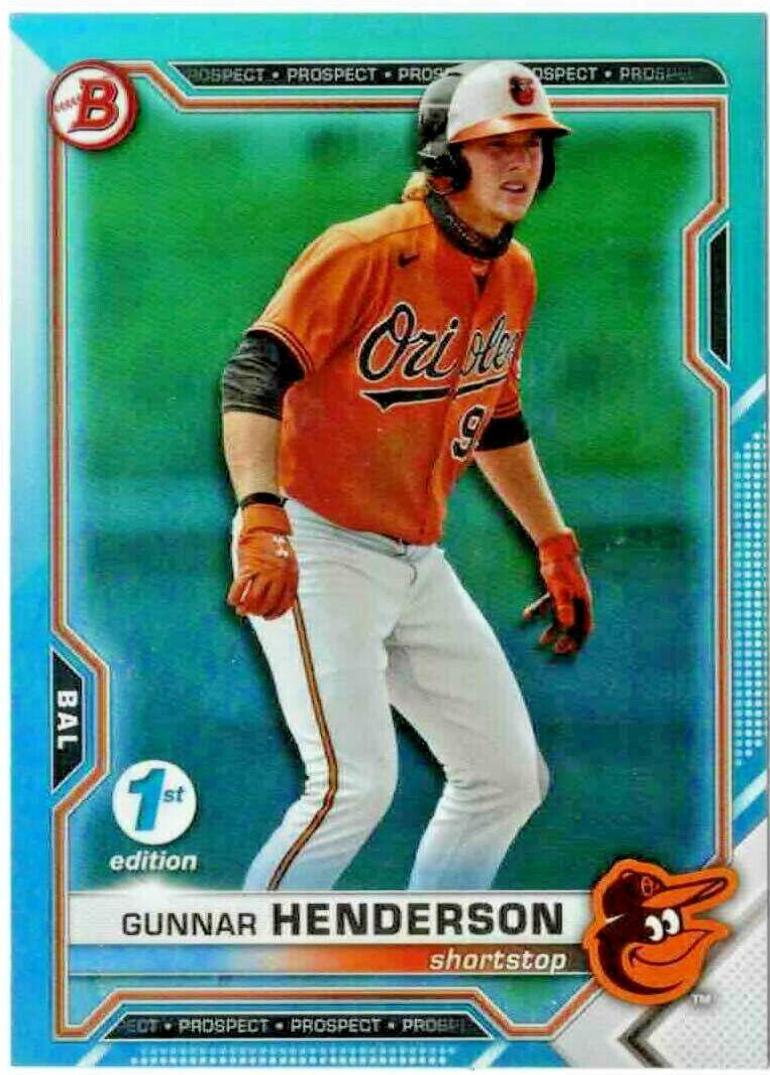 Gunnar Henderson [Sky Blue Foil] #BD-175