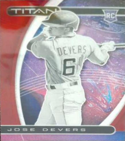 Jose Devers #8 Baseball Cards 2021 Panini Chronicles Titan