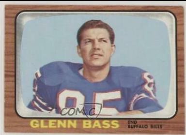 Glenn Bass #17 Football Cards 1966 Topps