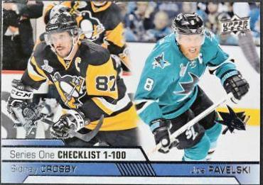 Sidney Crosby, Joe Pavelski #199 2016 Upper Deck Hockey