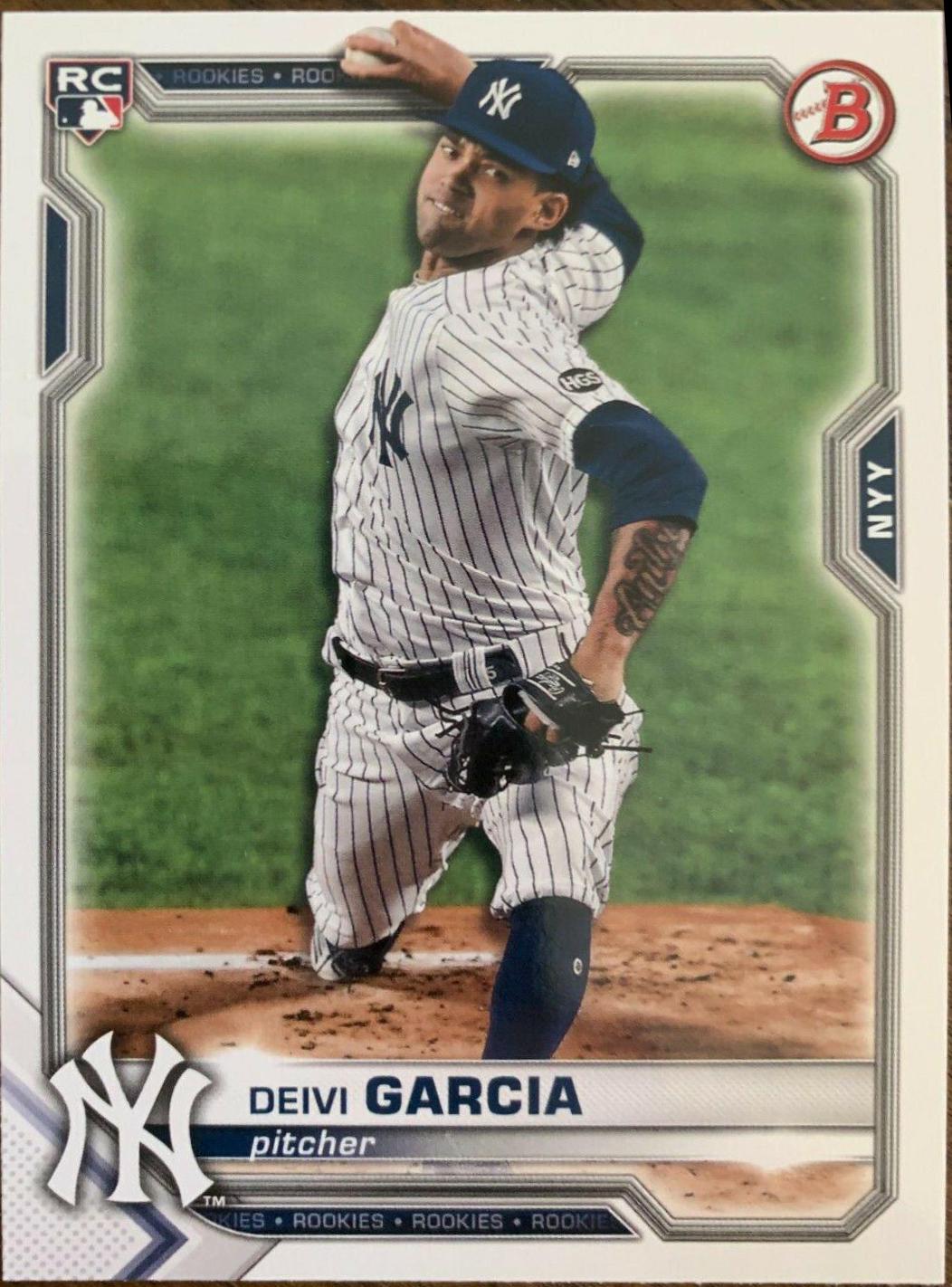 Deivi Garcia #72 Baseball Cards 2021 Bowman