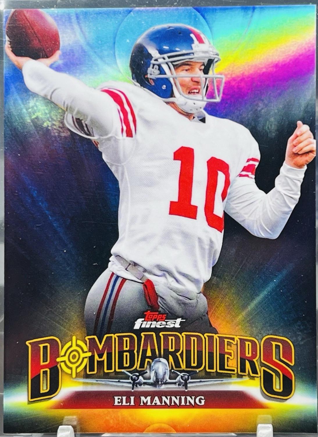 Eli Manning #BB-20 Football Cards 2024 Topps Finest Bombadiers