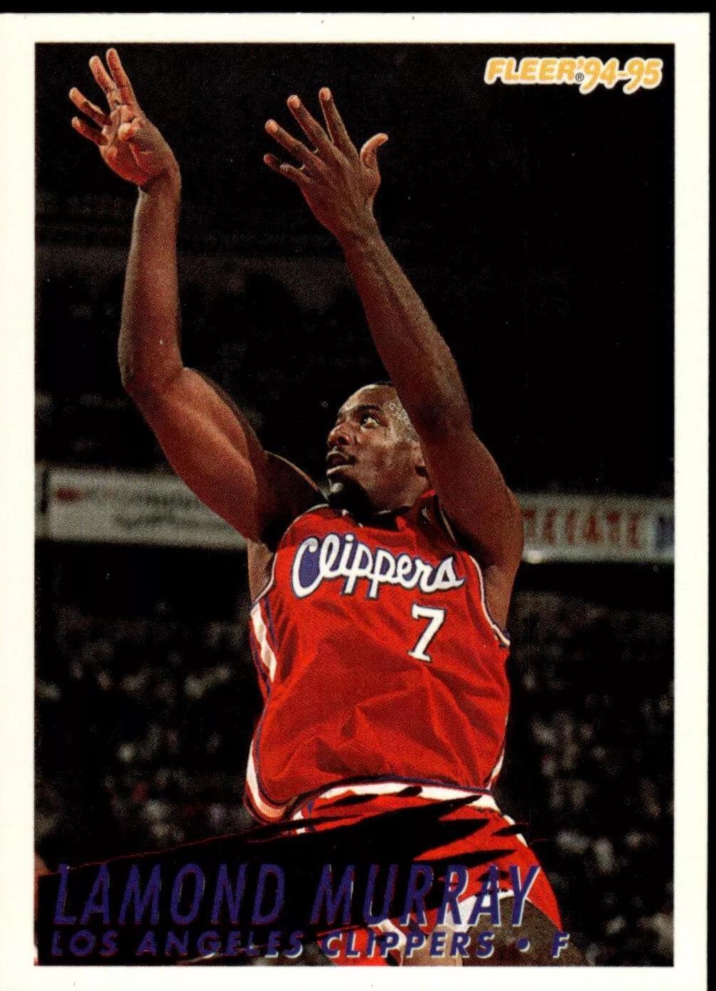 Lamond Murray #300 Basketball Cards 1994 Fleer