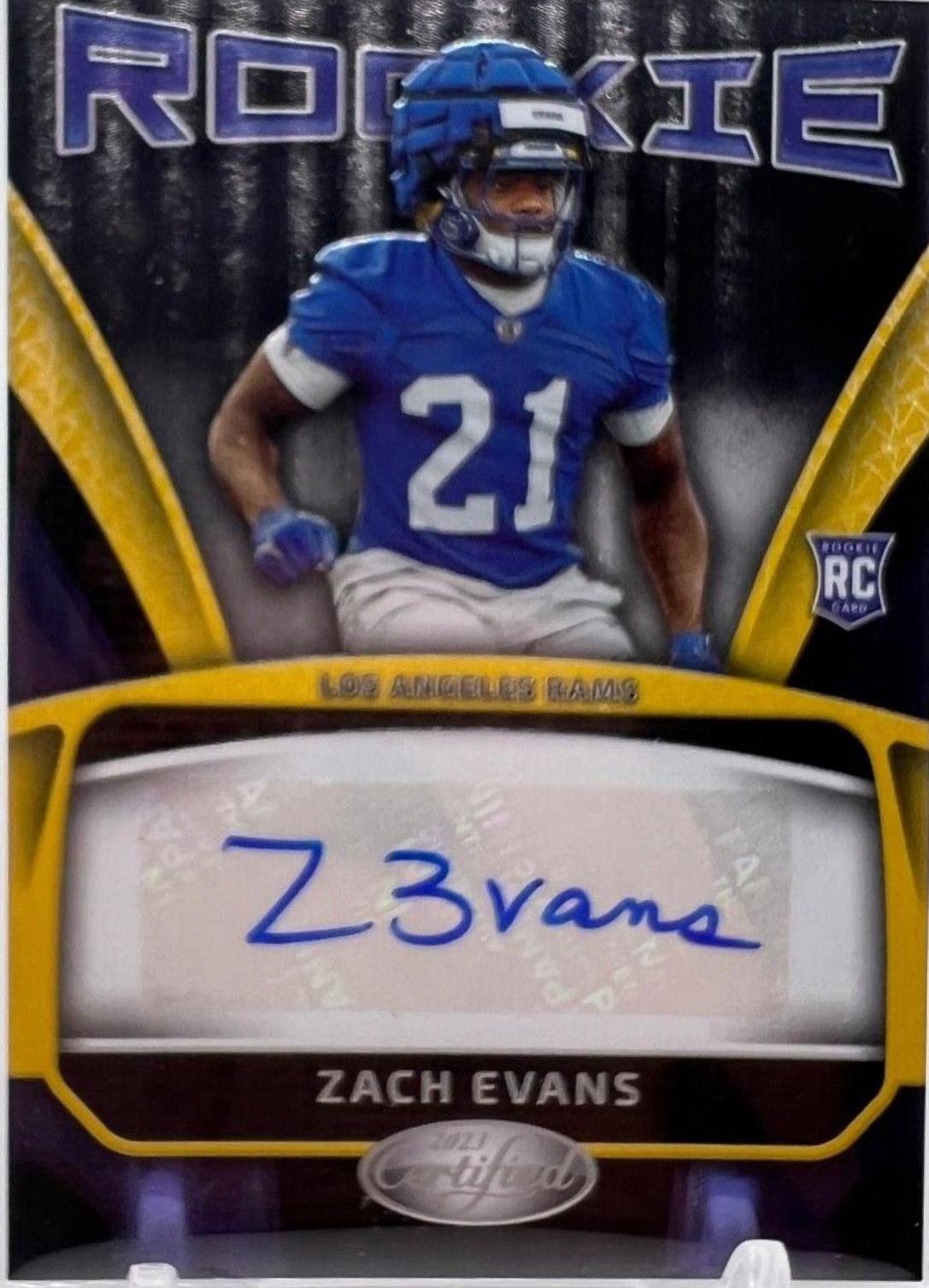 Zach Evans [Purple] #RS-19