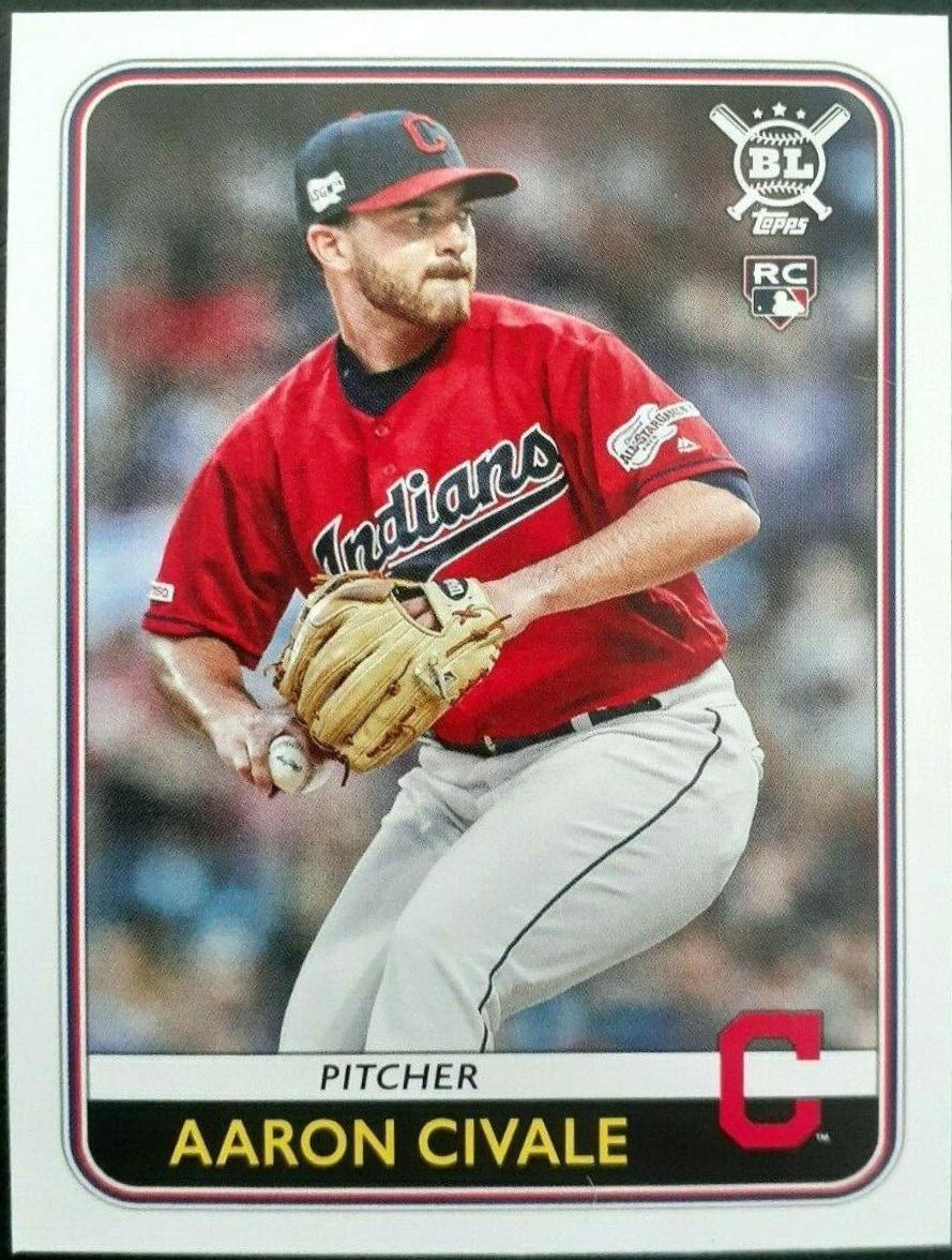 Aaron Civale #67 Baseball Cards 2020 Topps Big League