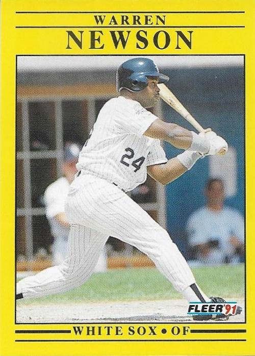 Warren Newson #U-14 Baseball Cards 1991 Fleer Update
