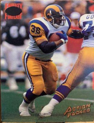 JEROME BETTIS #FF8 Football Cards 1994 Action Packed Fantasy Forecast