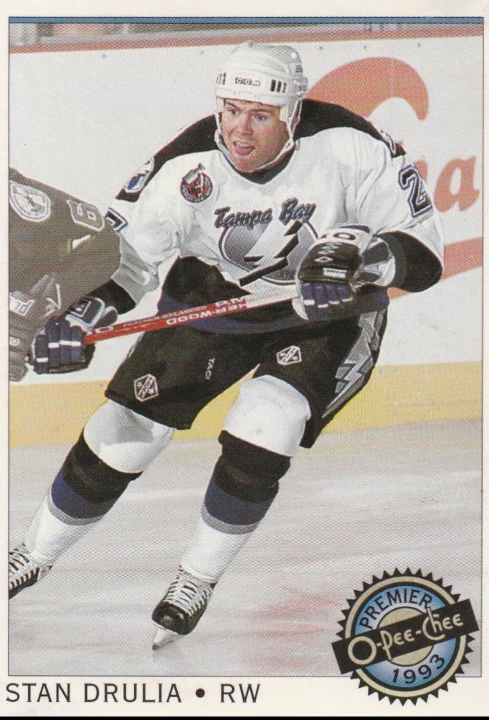 Stan Drulia #105 Hockey Cards 1993 O-Pee-Chee Premier