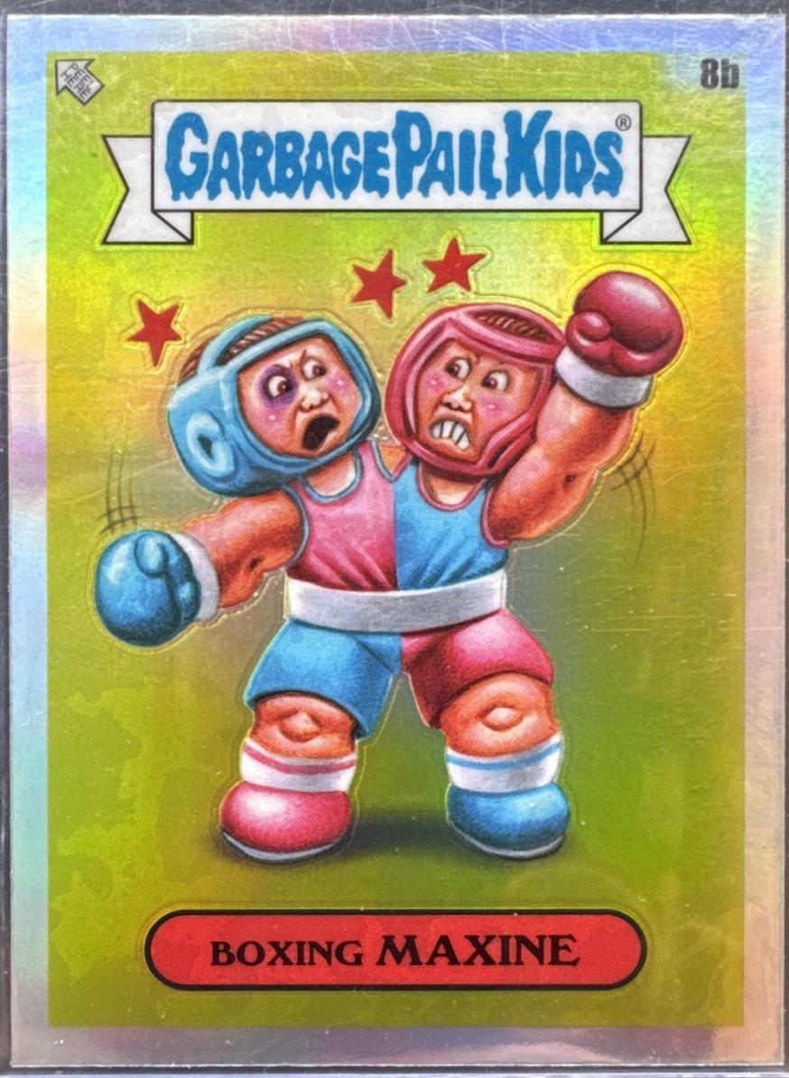 Boxing Maxine #8b 2024 Garbage Pail Kids Chrome Contests of Losers