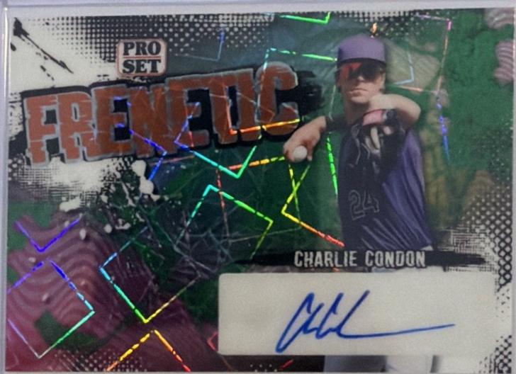 Charlie Condon #FA-CC1 2026 Pro Set Metal Frenetic Autograph Baseball
