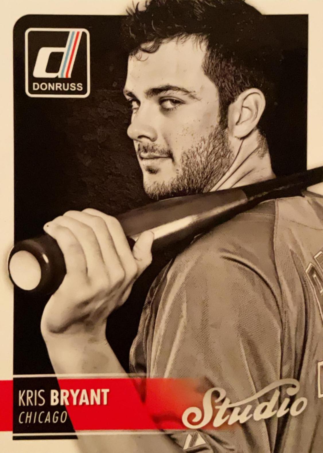 Kris Bryant #S1 Baseball Cards 2016 Panini Donruss Studio