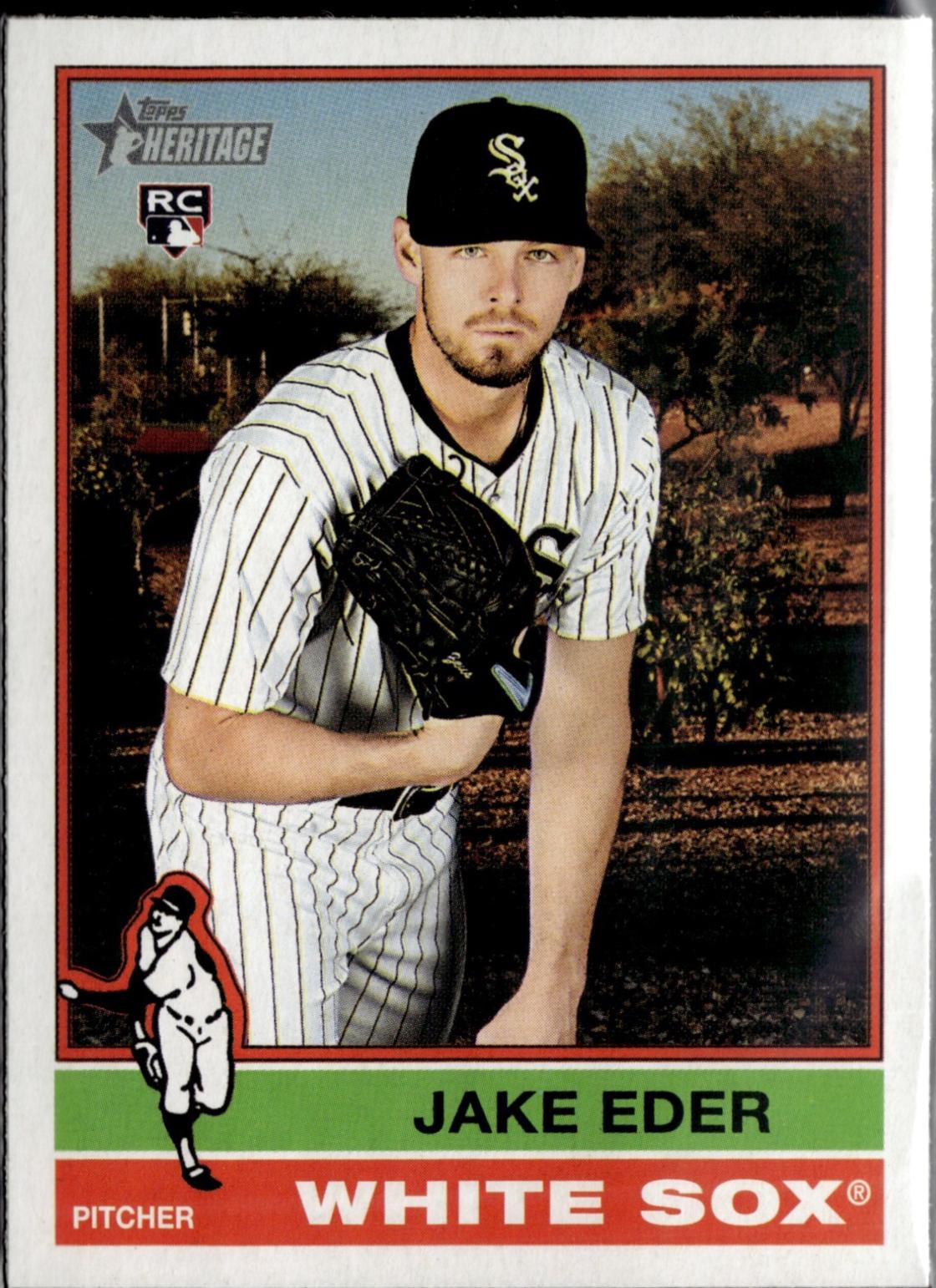 Jake Eder #95 Baseball Cards 2025 Topps Heritage