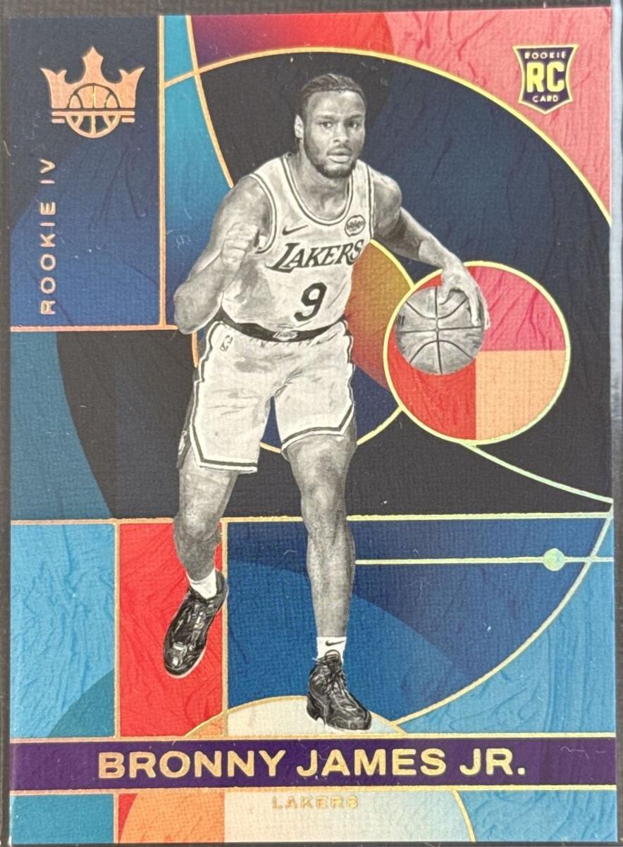 Bronny James Jr. #223 Basketball Cards 2024 Panini Court Kings