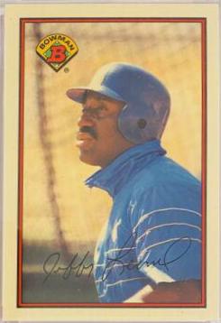 Jeffrey Leonard #218 Baseball Cards 1989 Bowman Tiffany