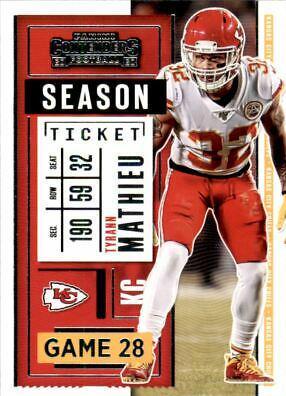 Tyrann Mathieu #5 Football Cards 2020 Panini Contenders