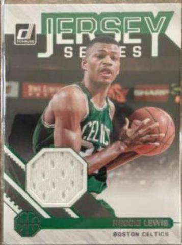 Reggie Lewis #61 Basketball Cards 2020 Donruss Jersey Series