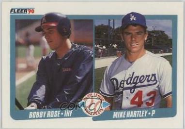 Bobby Rose, Mike Hartley #651 Baseball Cards 1990 Fleer