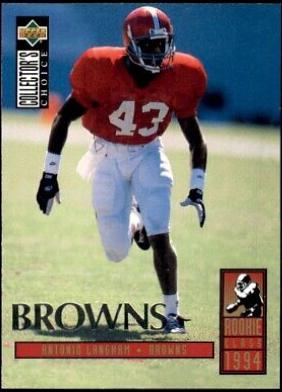 Antonio Langham #1 Football Cards 1994 Collector's Choice