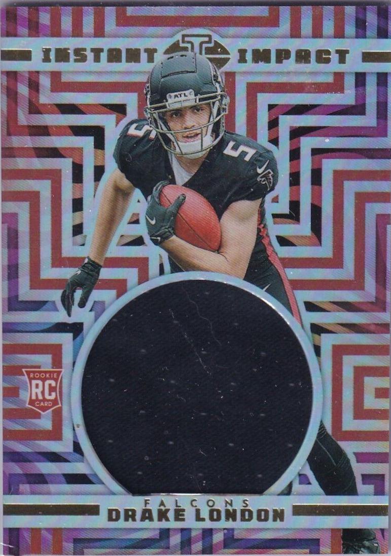 Drake London #II-DL Football Cards 2022 Panini Illusions Instant Impact