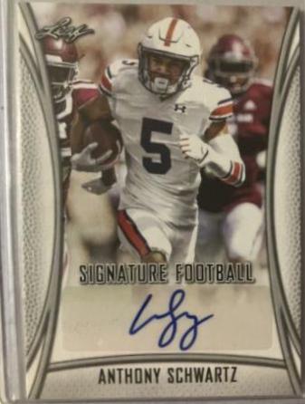 Anthony Schwartz #BA-AS1 Football Cards 2021 Leaf Draft Autograph